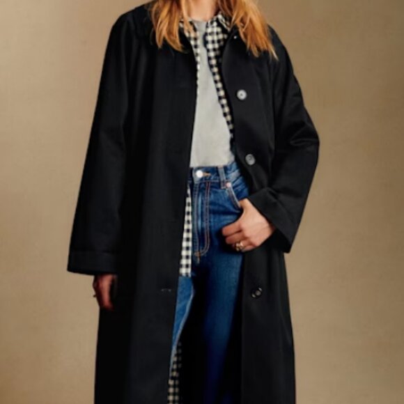Sezane Jackets & Blazers - Sezane Clyde Coat Black - Size 10